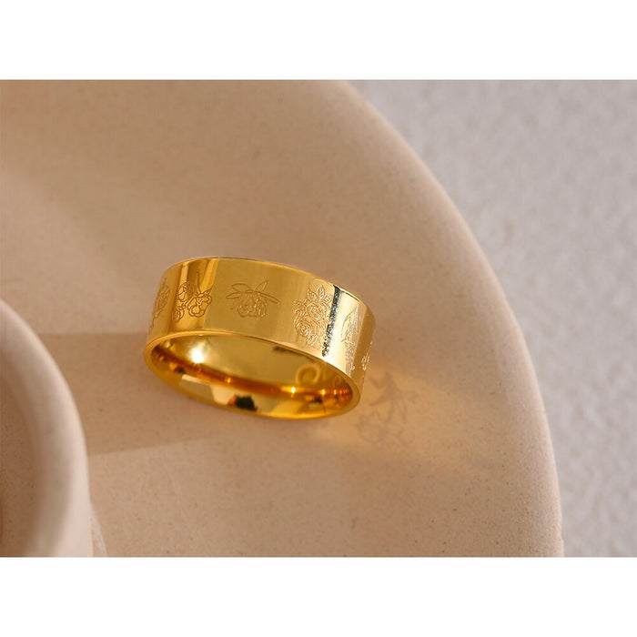 Classic Designer Golden Ring for Woman