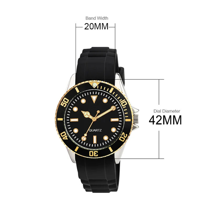 TALVARO® Timeless Elegant Black Men's Watch