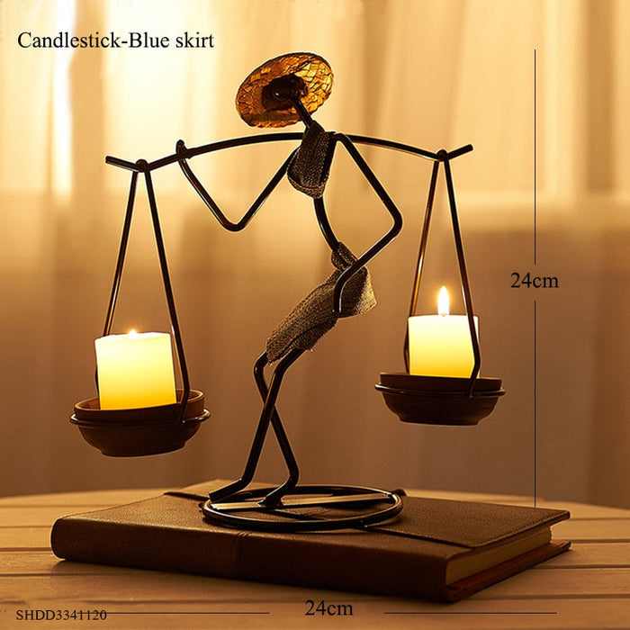 Exclusive Elegant Vintage Design Tea Light Holder