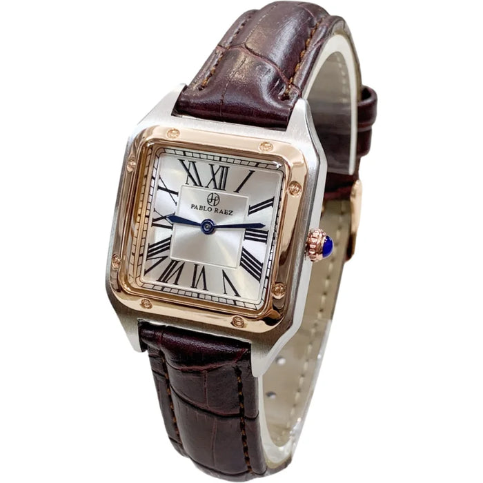 VIVELLI® Designer Wristwatch Brown Leather