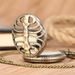 Hollow Antique Quartz Pocket Watch Necklace - Vintage Unisex Gift