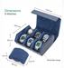 Men’s & Women’s Watch Case – Leather Travel Roll, 6 Slots