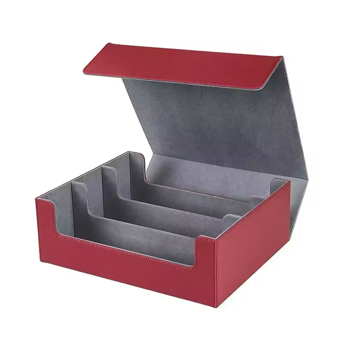 PU Leather Trading Card Storage Box – Holds 1800+ Cards