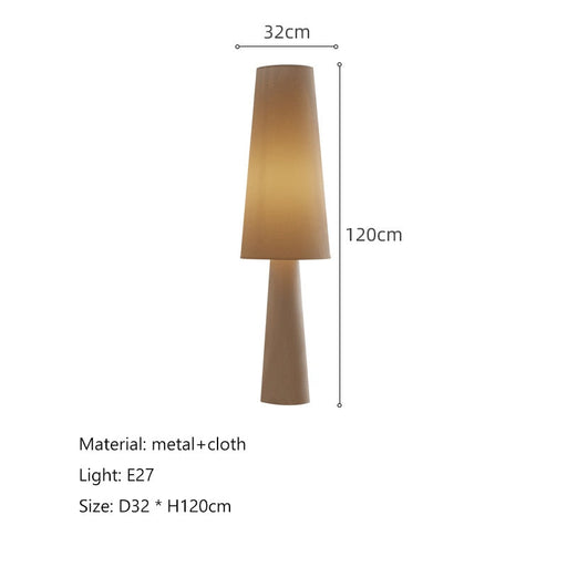Exclusive Modern Minimalist Ivory Floor Lamp