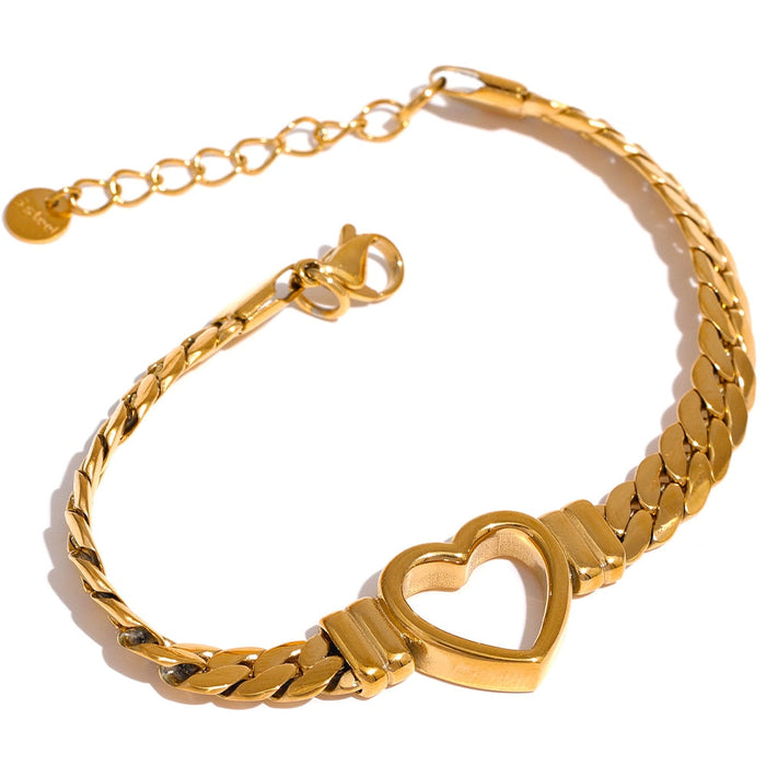 Classic Design Bracelet with Heart