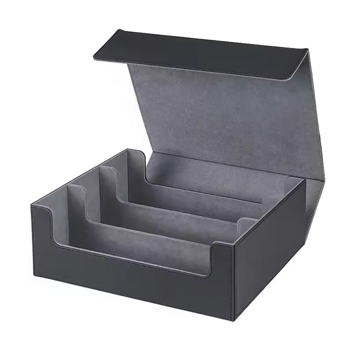 PU Leather Trading Card Storage Box – Holds 1800+ Cards