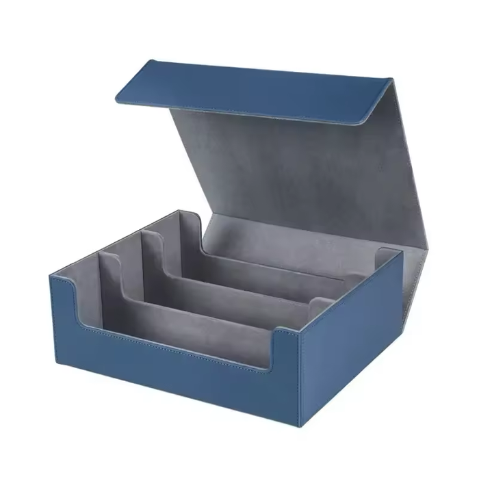 PU Leather Trading Card Storage Box – Holds 1800+ Cards
