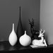 Large Ceramic and Porcelain Tabletop Vase