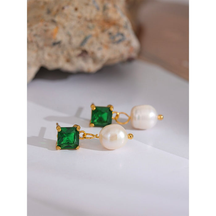 Unique Earrings with Crystals and Pearls