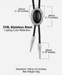 Stainless Steel Bolo Tie – Viking, Gothic & Western Styles for Men & Women