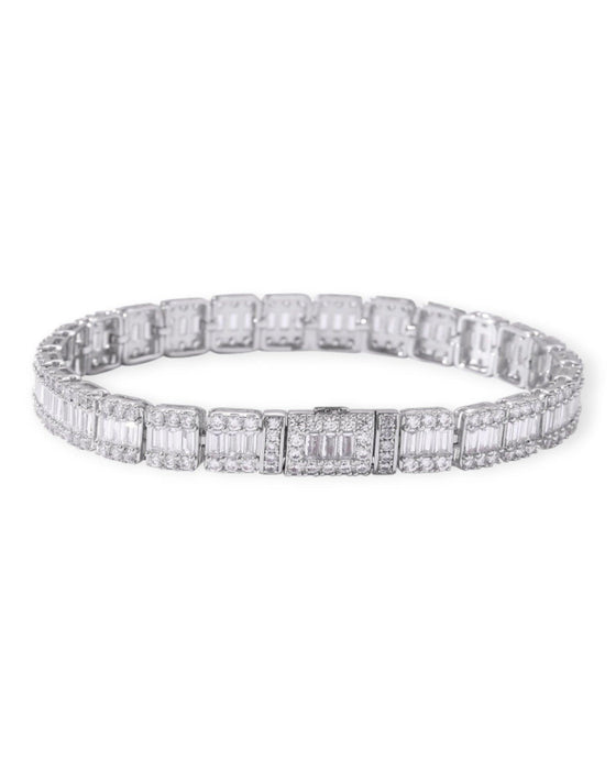 Mission Tennis Bracelet – Brass with Zircon Stones