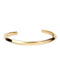 Elegant Twisted Cuff Bracelet Shiny Finish