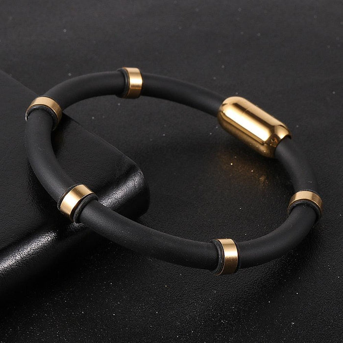 Geen Bracelet – Black Hard Silicone Design