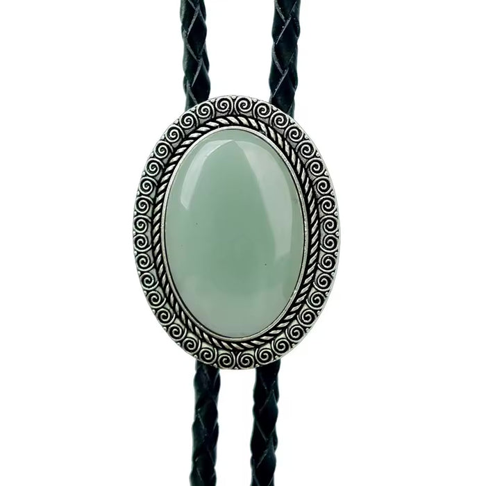 Jade Bolo Tie Stone Pure Jade Green Tie Bowlow
