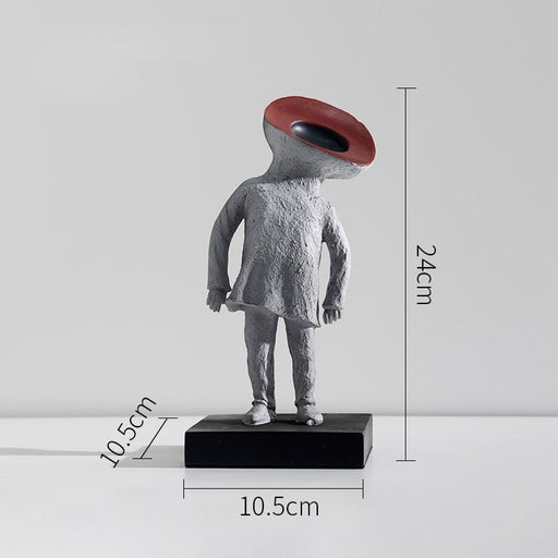 Scandinavian Minimalist Abstract Resin Statue