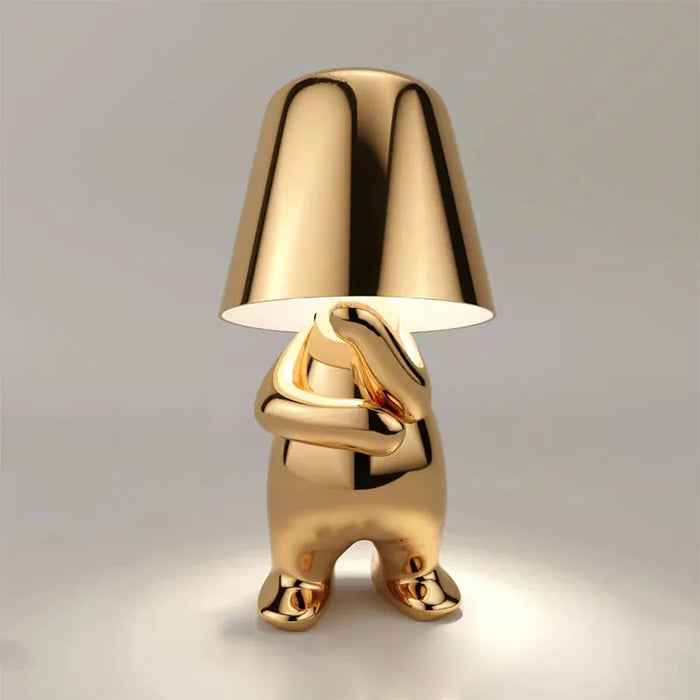 Stylish Whimsical Luxury Designer Golden Table Lamp