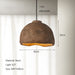 Elegant Concrete Natural Design Minimalist Chandelier