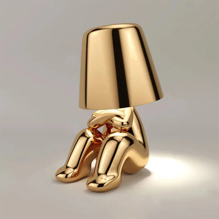 Stylish Whimsical Luxury Designer Golden Table Lamp