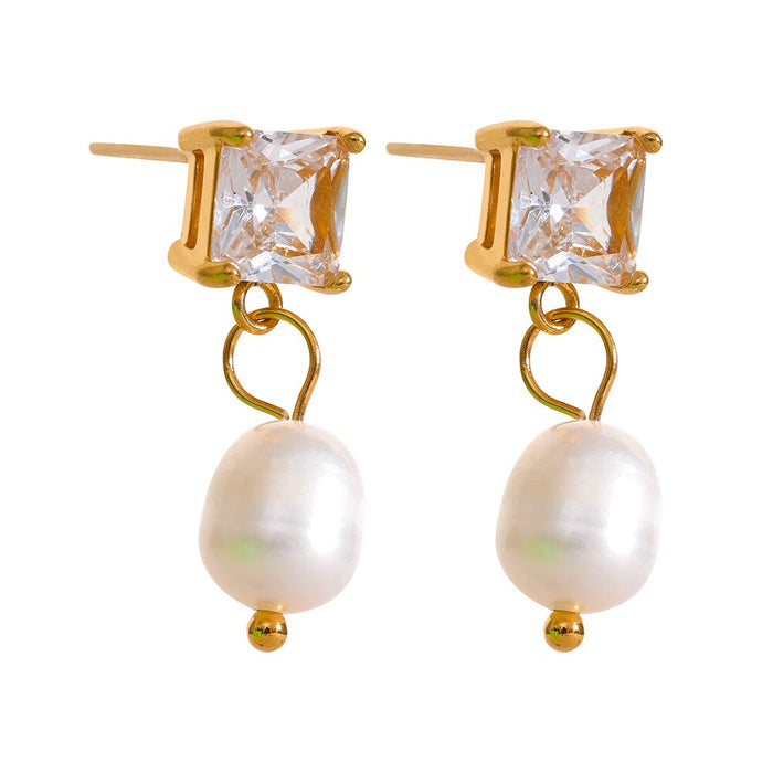 Unique Earrings with Crystals and Pearls