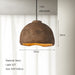 Elegant Concrete Natural Design Minimalist Chandelier