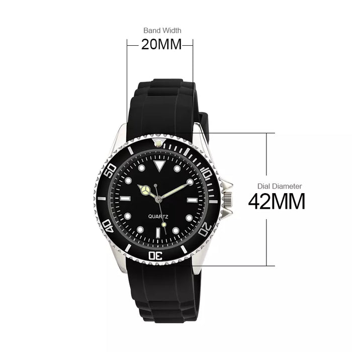 TALVARO® Timeless Elegant Black Men's Watch