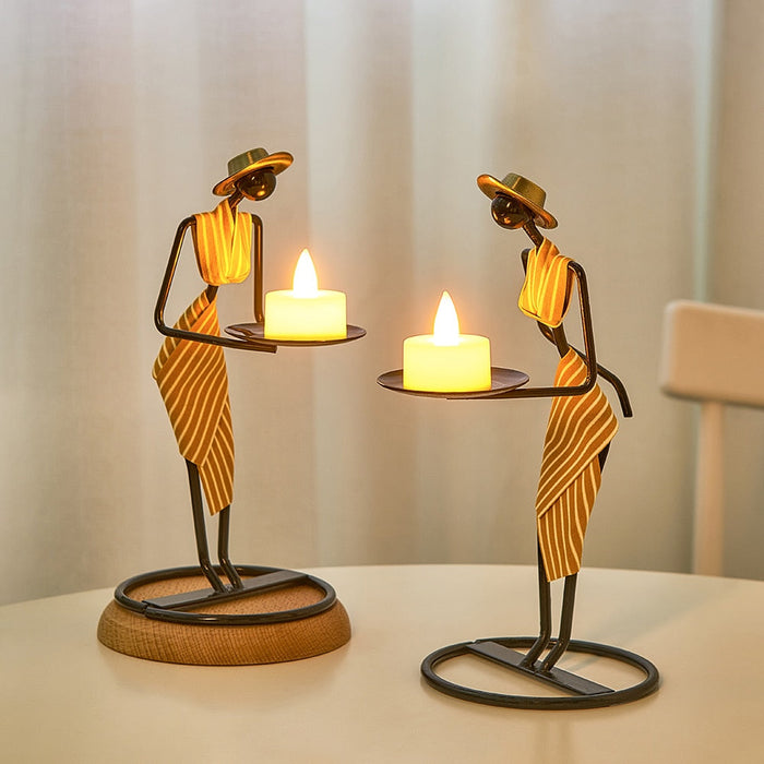 Exclusive Elegant Vintage Design Tea Light Holder