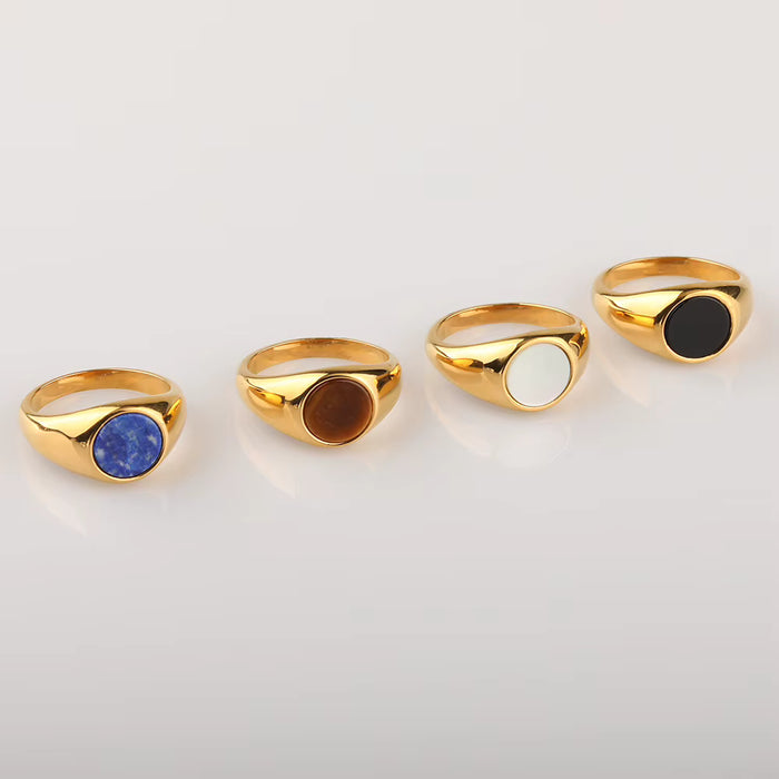 Siegelring aus goldenem Onyx