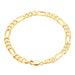 Figaro Bracelet – 18K Gold Coated, 5mm Sterling Silver