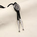 Vintage Cowboy Bolo Tie with Jazz Hat Pendant