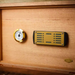 Luxury Cedar Wood Cigar Humidor Box – Built-In Hygrometer & Humidifier