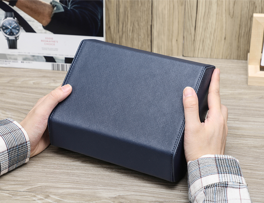 Men’s & Women’s Watch Case – Leather Travel Roll, 6 Slots