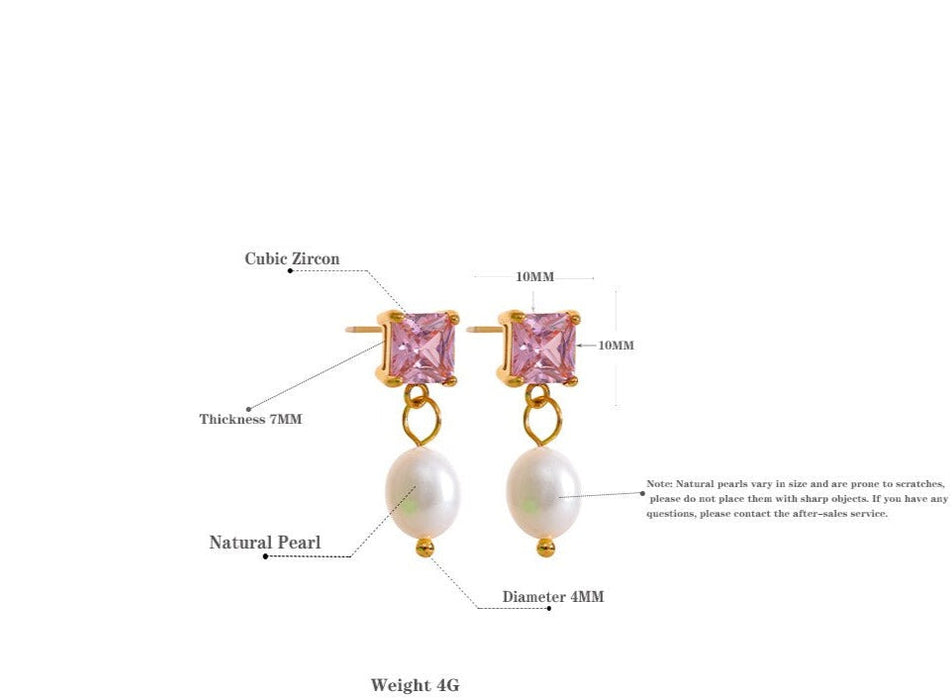 Unique Earrings with Crystals and Pearls