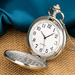Star & Moon Steampunk Pendant Watch - Gold Blue Sky Quartz Clock