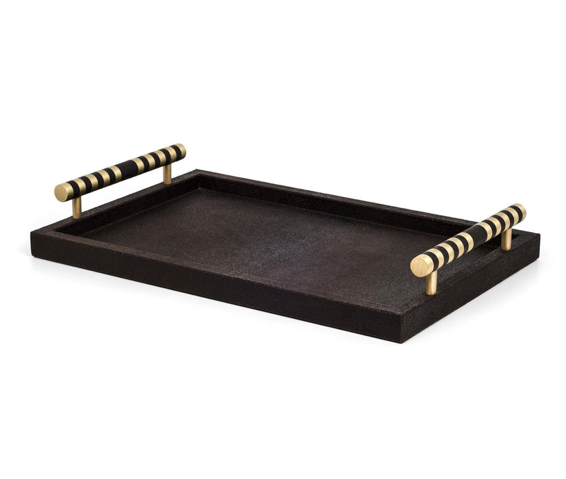 Luxurious Shagreen Embossed Effect Saturno Tray