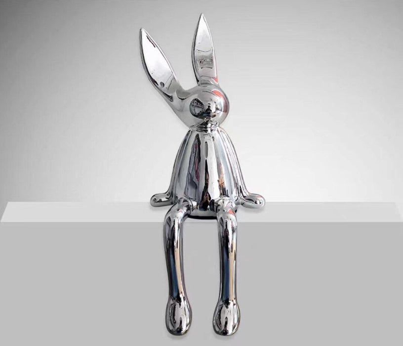 Exquisite Rabbit Resin Statue Realistic