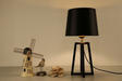 Black Designer Lamp Bold and Elegant Lighting