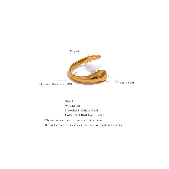 Abstract Design Exclusive Golden Ring