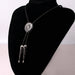 Vintage Cowboy Bolo Tie with Jazz Hat Pendant