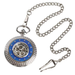 Star Decor Half Hunter Pocket Watch - Silver Bronze Gold Manual Wind