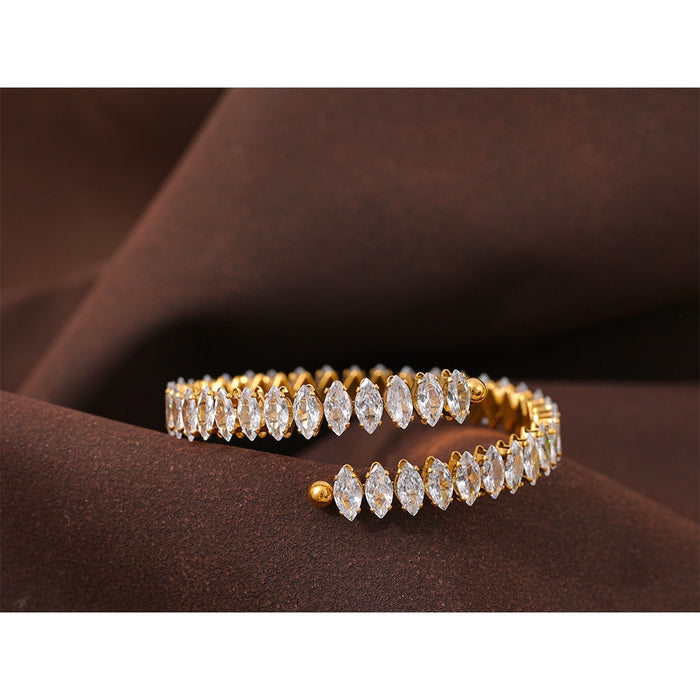 Luxury Crystals Golden Bracelet