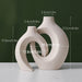 GEMELLI 2Pcs/Set Ceramic Embrace Vases