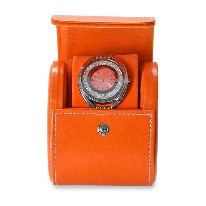 Orange Exclusive Leather Watch Case - 1 Slot