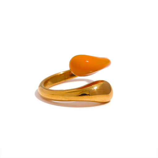 Abstract Design Exclusive Golden Ring