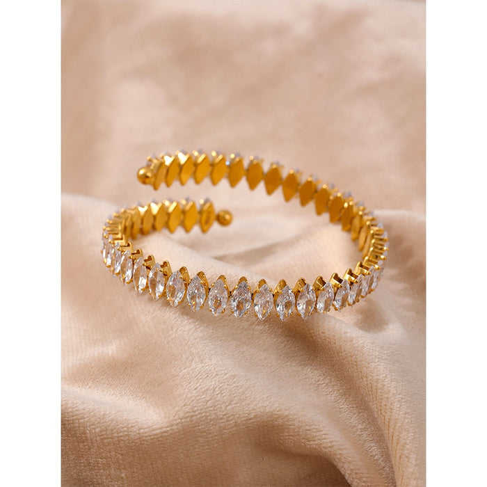 Luxury Crystals Golden Bracelet