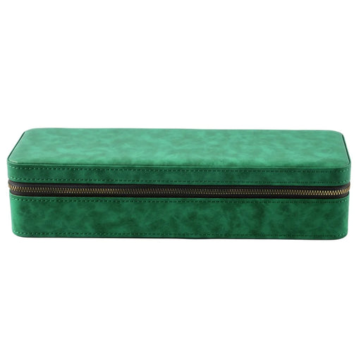 Luxury Watch Case with Logo – Gloss PU, 6/12 Slots, Scratchproof