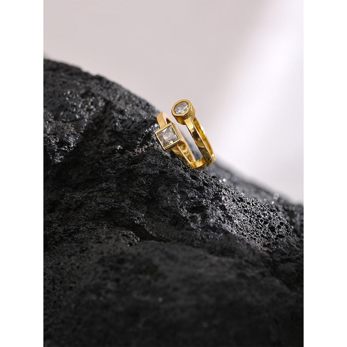 Stylish and Functional Design Golden Ring