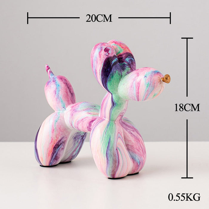 Artistic Balloon Dog Ornament