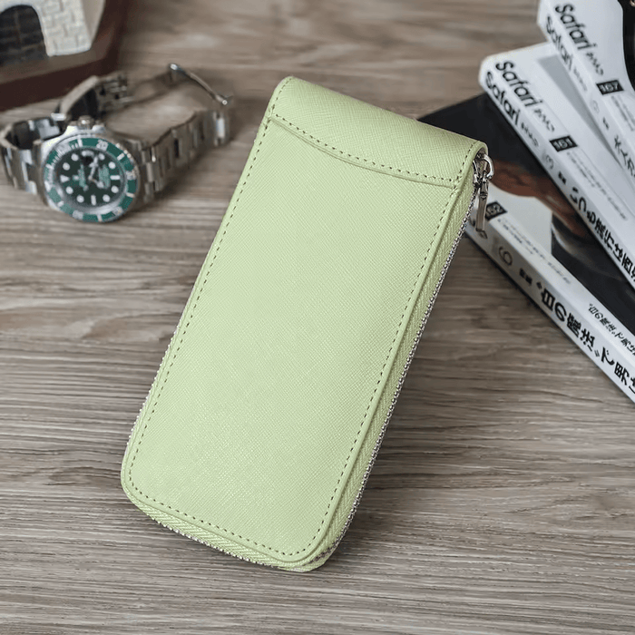 Minimalist Design Leather Watch Bag – Gift Case for Him or Her
