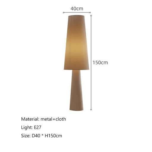 Exclusive Modern Minimalist Ivory Floor Lamp