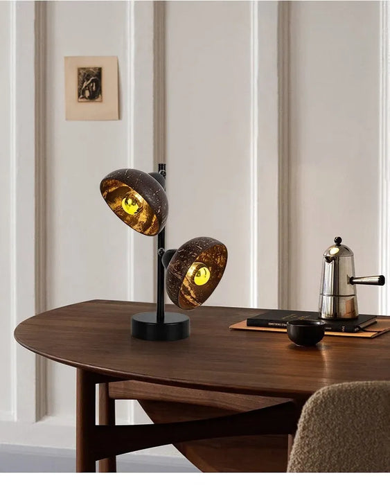 Elegant and Uniques Two Spheres Design Table Lamp
